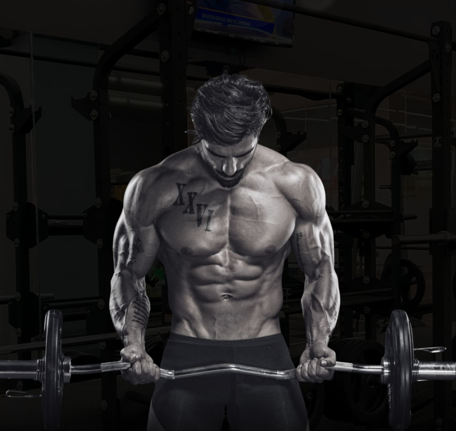 Black And Teal Modern Fitness And Gym Poster-compressed